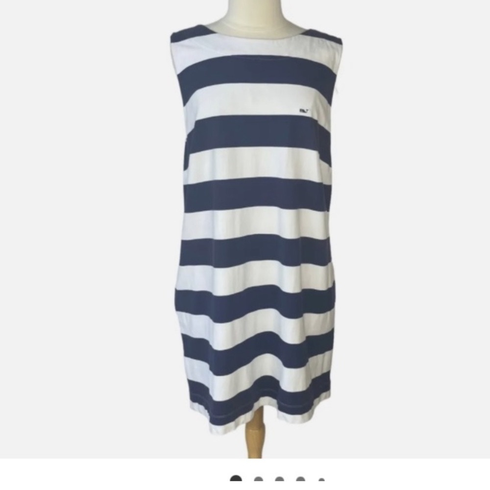 Vineyard Vines for Target NWT medium nautical shift dress blue and white